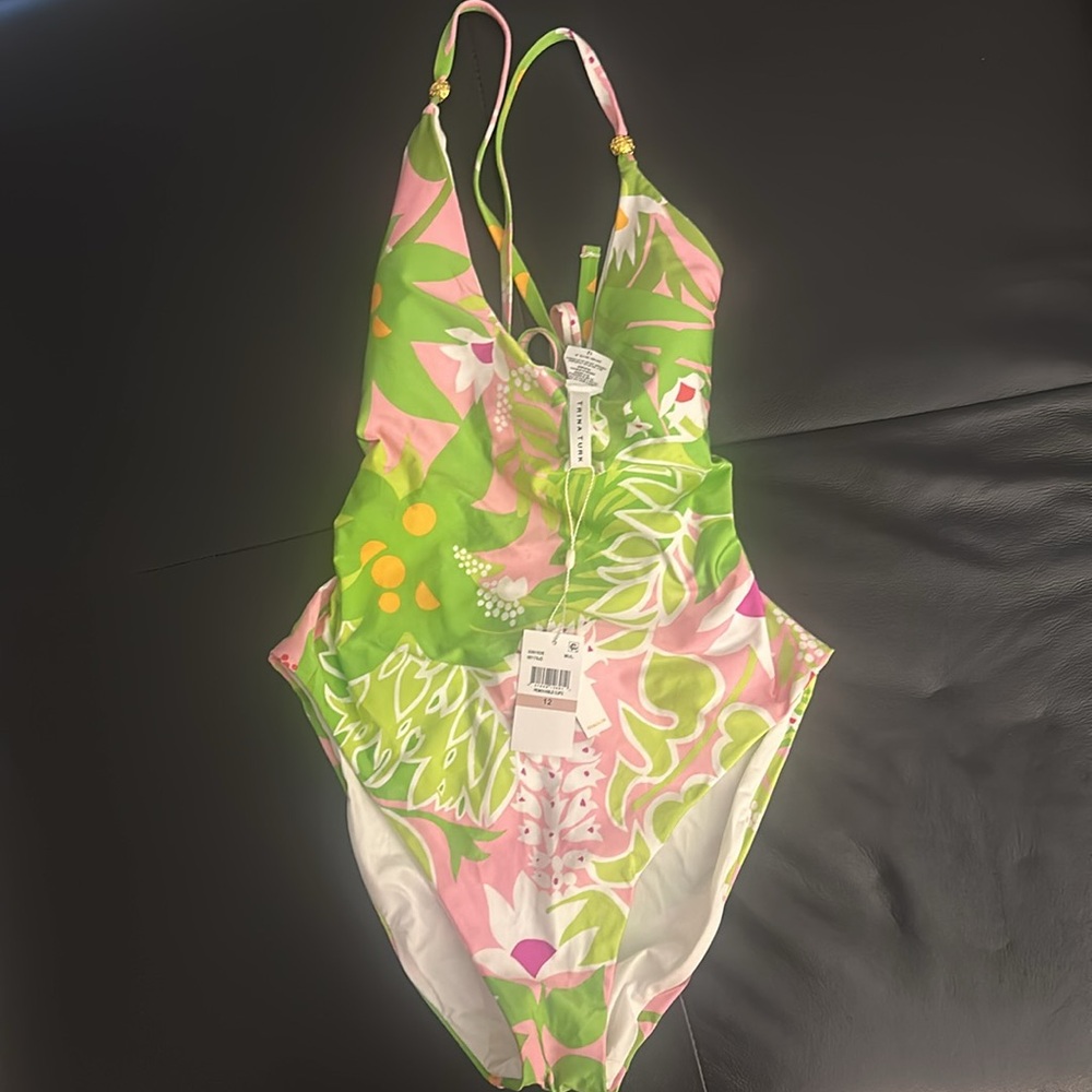 Trina Turk Women's Standard La Palma Convertible One Piece NWT 12 - Picture 4 of 4